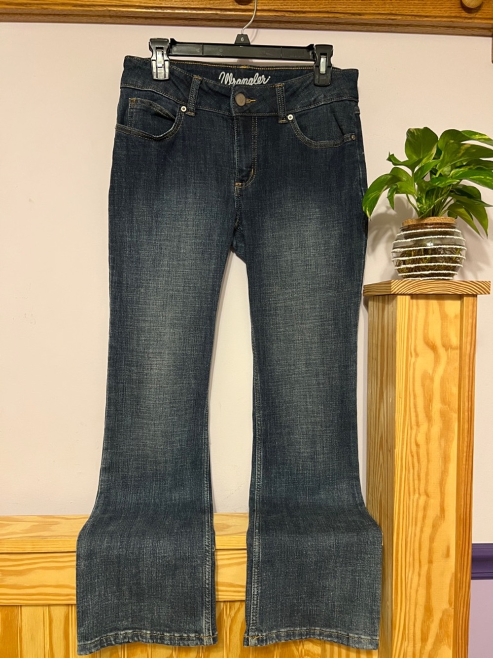 Wrangler Women's Dark Indigo Flare Jeans